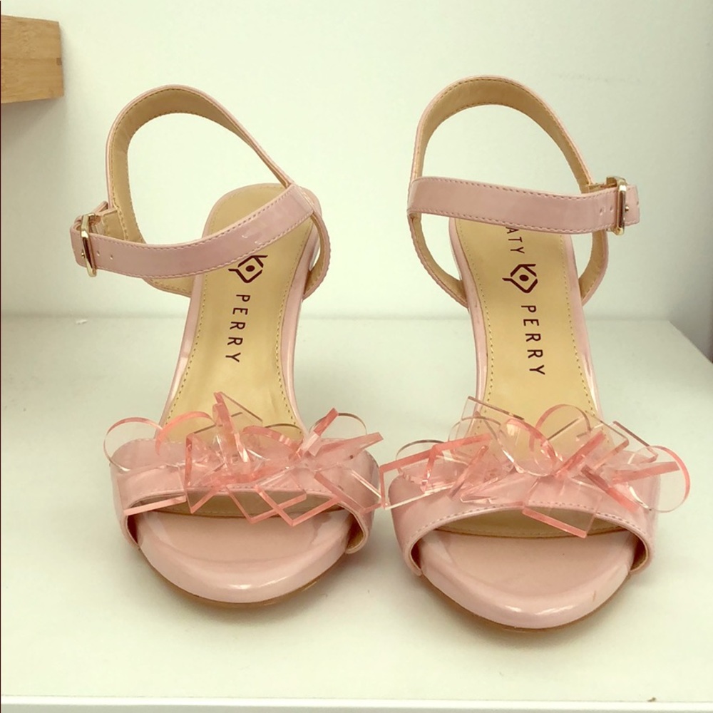 Katy Perry Pink Patent Leather Sandals
